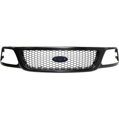 Grille For 1999-2004 Ford F-150 1999 F-250 Primed Honeycomb Insert - Image 1 of 4