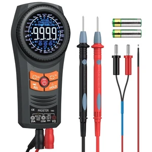 Proster Multimeter 6000 Counts Manual-Range TRMS DC/AC Spannung Strommessgerät - Bild 1 von 8