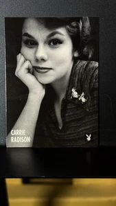 2xPlayboy Centrefold cards 11-12 Miss June 1957 Carrie Radison  Bundle Two Card - Picture 1 of 3