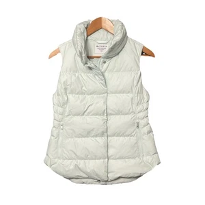 Chaleco acolchado Athleta Downtown plumón de ganso para mujer talla XS cremallera completa verde menta - Imagen 1 de 9