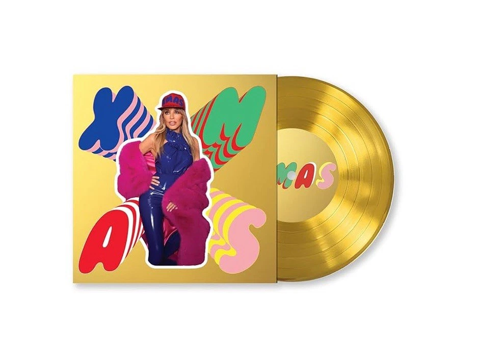 *PREORDER* Kylie Minogue Xmas 2025 - Gold Coloured Vinyl 7” Single - image 1 of 1