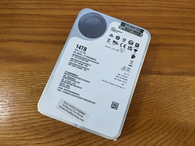 Seagate 14TB Exos X18 7.2K SAS 3.5" HPE Hard Drive HDD ST14000NM004J 100% Health - Image 1 of 4