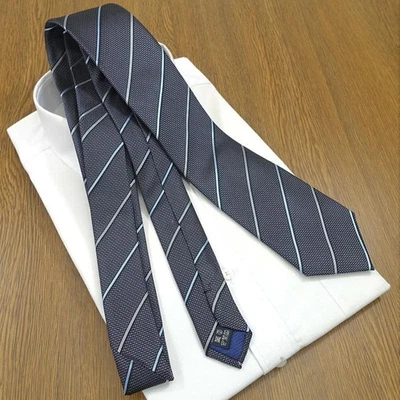 Corbata ENRICO COVERI 100% Seda Negra/Plateada Ancho 8 cm Hecha en Italia Para Hombre Foto 1 de 3