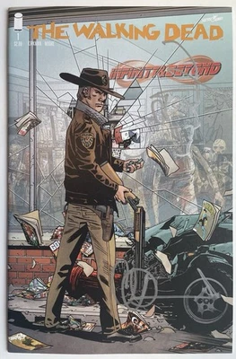 Walking Dead #1 15th Anniversary Variant w/RICK Remarque By Charlie Adlard 2018 - Image 1 of 4