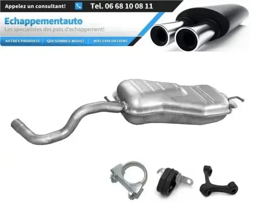 VW New Beetle 1.8T–2.0 (1998–2010) Silencieux arrière échappement - Photo 1/1