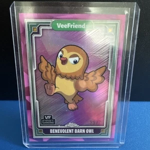2025 Veefriends Topps Chrome Pink Refractor Benevolent Barn Owl /75 - Picture 1 of 3