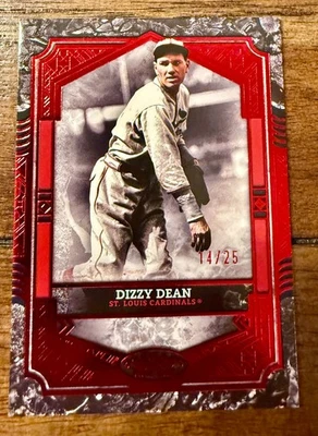 Dizzy Dean 2025 Topps Tier One #6 Red Foil /25 Cardinals - Image 1 of 4