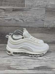 Nike Air Max 97 Triple White Women’s Size 7.5 Youth Size 6Y Sneakers Shoes - Picture 1 of 13