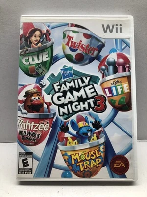 Hasbro Family Game Night 3 (Wii, 2010) Complete Tested Working - Free Ship - Image 1 of 4