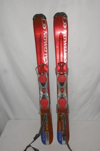 SALOMON " MINIRACE " TOP SNOWBLADES 99,9 CM + BINDUNG - Bild 1 von 4