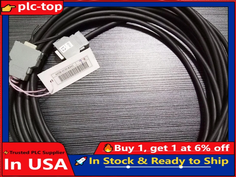 Fanuc A02B-0120-K842 Battery cable - Image 1 of 1