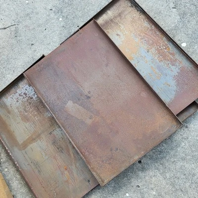 Five (5) Letterpress Galley form Trays 12" x 18" Steel Cabinet furniture  - Image 1 of 4