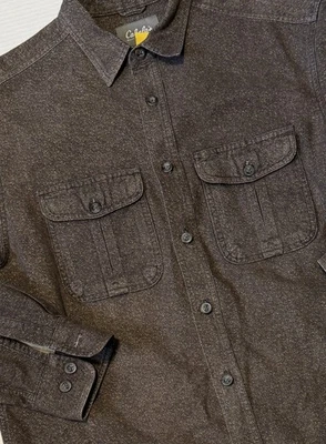 CABELAS - Camisa de manga larga de franela gruesa de peso pesado para hombre - Talla grande Foto 1 de 4