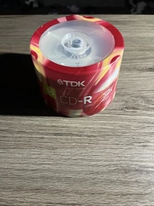 TDK CD-R Rohlinge beschreibbar 50 Stück 52x 80 min 700MB/MO Spindel versiegelt NEU - Bild 1 von 5