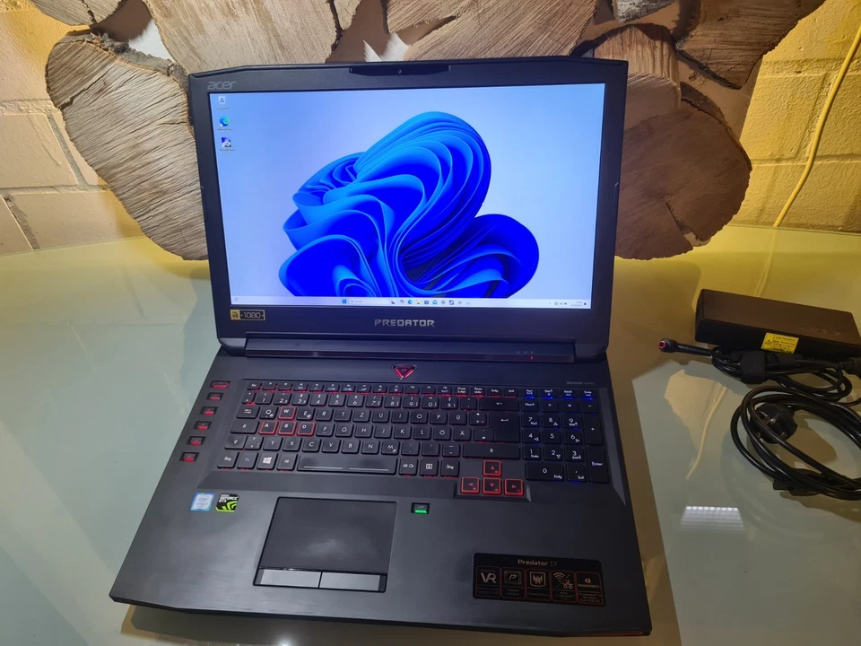 Acer Predator G9 17Zoll i7 24GB RAM 256GBSSD 1THDD NVIDIA GTX1060 FULLHD Win11  - Bild 1 von 4