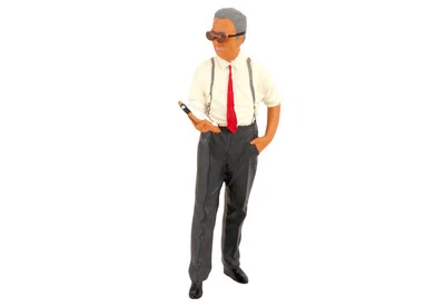 KK Scale 1/18 FIGURINE ENZO FERRARI WITH CLIPBOARD - KKFIG017 - Image 1 of 4