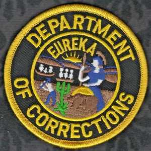 California Department of Corrections Shoulder Patch  3" Round - Picture 1 of 2