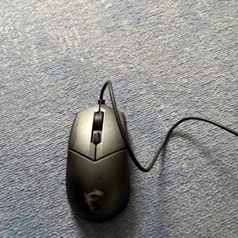 Maus MSI Clutch GM11 Gaming 5000dpi USB schwarz Kabel Beleuchtung Multi-Color - Bild 1 von 1