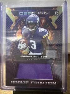 2023 Panini Obsidian Jordan Addison Rookie Eruption RC, MEM /75 - Picture 1 of 3