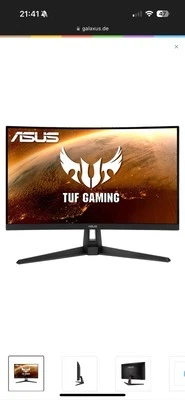 ASUS TUF Gaming VG27WQ1B 27 Zoll VA LCD Curved-Monitor - Schwarz - Bild 1 von 4