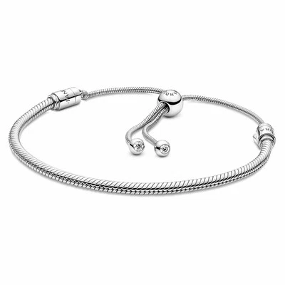 PANDORA Schmuck Damen-Armband Silber 925 mit kugelförmigem Verschluss 599652C01- - Bild 1 von 4