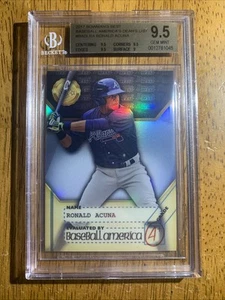 Ronald Acuna Jr. 2017 RC Rookie Bowman’s Best Deans List #RA Gem Mint BGS 9.5 - Bild 1 von 2