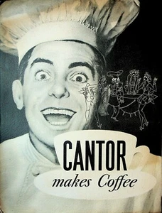 Eddie Cantor Makes Coffee 1934 Chase & Sanborn Coffee Booklet - Picture 1 of 2