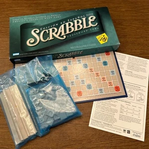 NEU Vintage 2001 spanische Ausgabe Scrabble Spanish Edition Brettspiel #109 - Bild 1 von 2