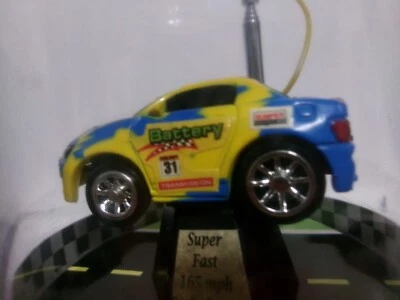 Rally RACERS Full Function Yellow & Blue Micro RADIO CONTROL CAR #31 Rechargable - Image 1 of 4