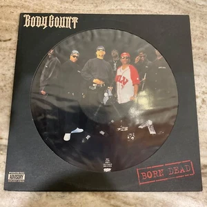 BODY COUNT 12' BORN DEAD PICTURE DISC 3 TRK 1994 UK PRESS MINT VINYL ICE-T - Picture 1 of 3