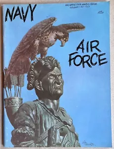 Programa de fútbol americano 10/20/73 de la Fuerza Aérea en la Marina de la NCAA - Imagen 1 de 1