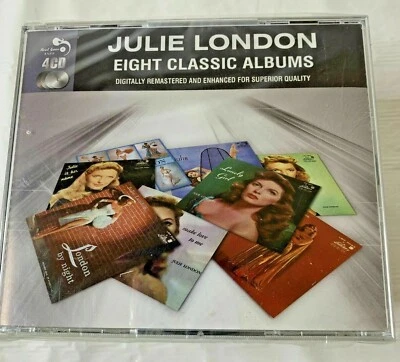 JULIE LONDON - Eight (8) Classic Albums  (4CD BOX SET) [CD] NEW Sealed - Image 1 of 2