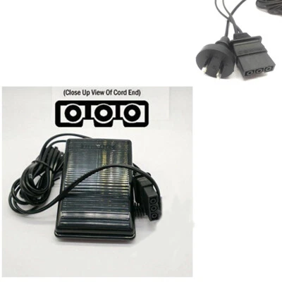Foot Control Pedal+Cord FOR Brother models 360 451 523N B15, B17, B21, BL1500 - image 1 of 3
