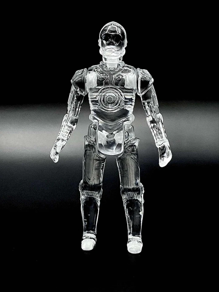 Vintage Kenner Style Custom Star Wars Translucent Ice C3PO READ DESCRIPTION - Image 1 of 1