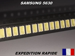 SAMSUNG LED BACKLIGHT LED TV 0.5W 3V 5630 BLANC FROID COOL WHITE - Foto 1 di 3