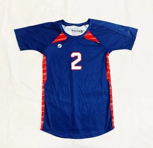 Maglia calcio manica corta Siege Sports Milton Lady Eagles donna M blu rosso - Foto 1 di 2