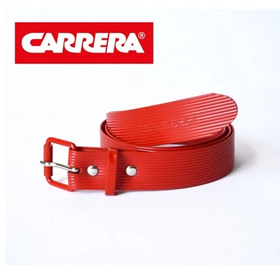 Cinturón CARRERA vintage Carrera Porsche único raro rojo goma cinturón talla S mujer Foto 1 de 4