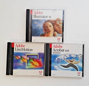 Adobe Bundle Illustrator 10, LiveMotion 1 and Acrobat 6.0 - Picture 1 of 7
