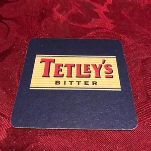 JOSHUA TETLEY & SONS - TETLEY'S BITTER - BEER MAT - TRAY 112 - Picture 1 of 1