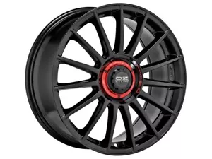 Cerchio in Lega OZ Superturismo Evoluzione 8,5x19 ET38 5x112 Gloss Black + Red - Foto 1 di 2