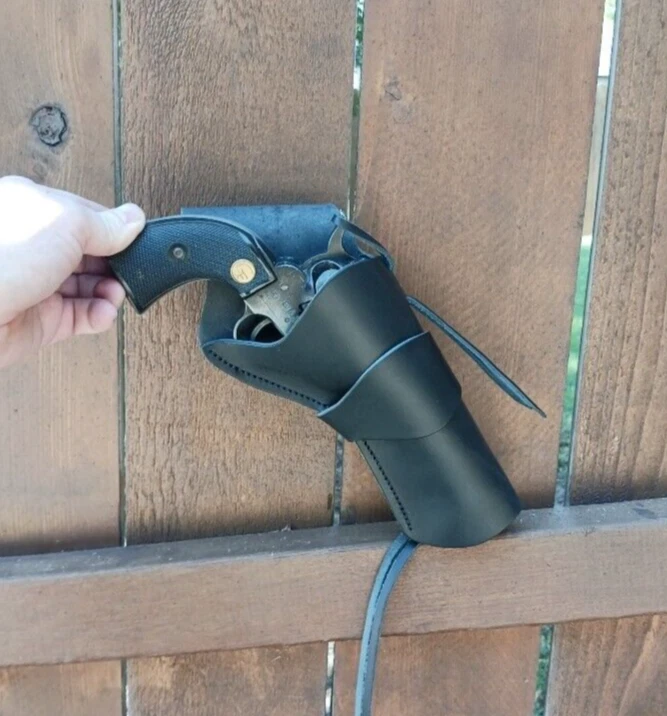 Funda Western Cowboy Cross Draw para Colt Pietta Uberti Ruger Chiappa Foto 1 de 1