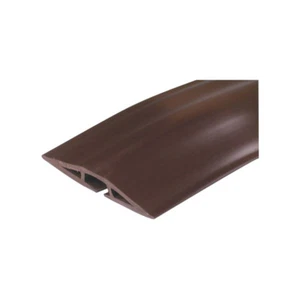 Wiremold CDB-5 Cord Protector, 5 ft L, 2-1/2 in W, Rubber, Brown - Picture 1 of 1