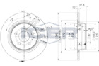 2x Scheibenbremse Icer für Mercedes S204 Kombi 07-14 78Bd6474-2