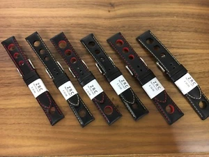 Genuine Leather ZRC Rally Watch Strap 3 Hole ,Superior Quality, French Made - Picture 1 of 3