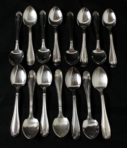 International Silver Plate 1919 Clinton Group of 15 Individual Ice Cream Spoons - Picture 1 of 8