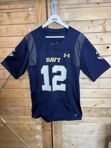 Under Armour Navy Midshipmen Fußball Trikot #12 Roger Staubauch Herren Small - Bild 1 von 8