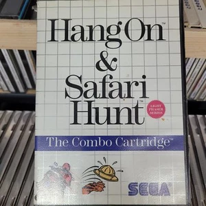 Hang-On and Safari Hunt - Boxed - Good - Sega Master System - Picture 1 of 2