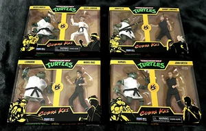 Teenage Mutant Ninja Turtles Vs Cobra Kai  6” Action Figures 2-Pack Full Wave!! - Picture 1 of 8
