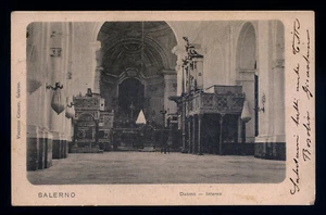 cartolina SALERNO duomo interno - Picture 1 of 2