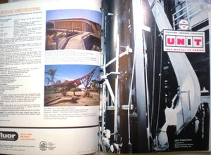 Vtg UNIT Glue Laminated Wood Structures RETRO Catalog Arches Beams Timber 1963 - Picture 1 of 6